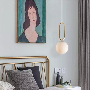 Modern Minimalist Glass Ball Chandelier